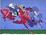 In The Stretch by Leroy Neiman